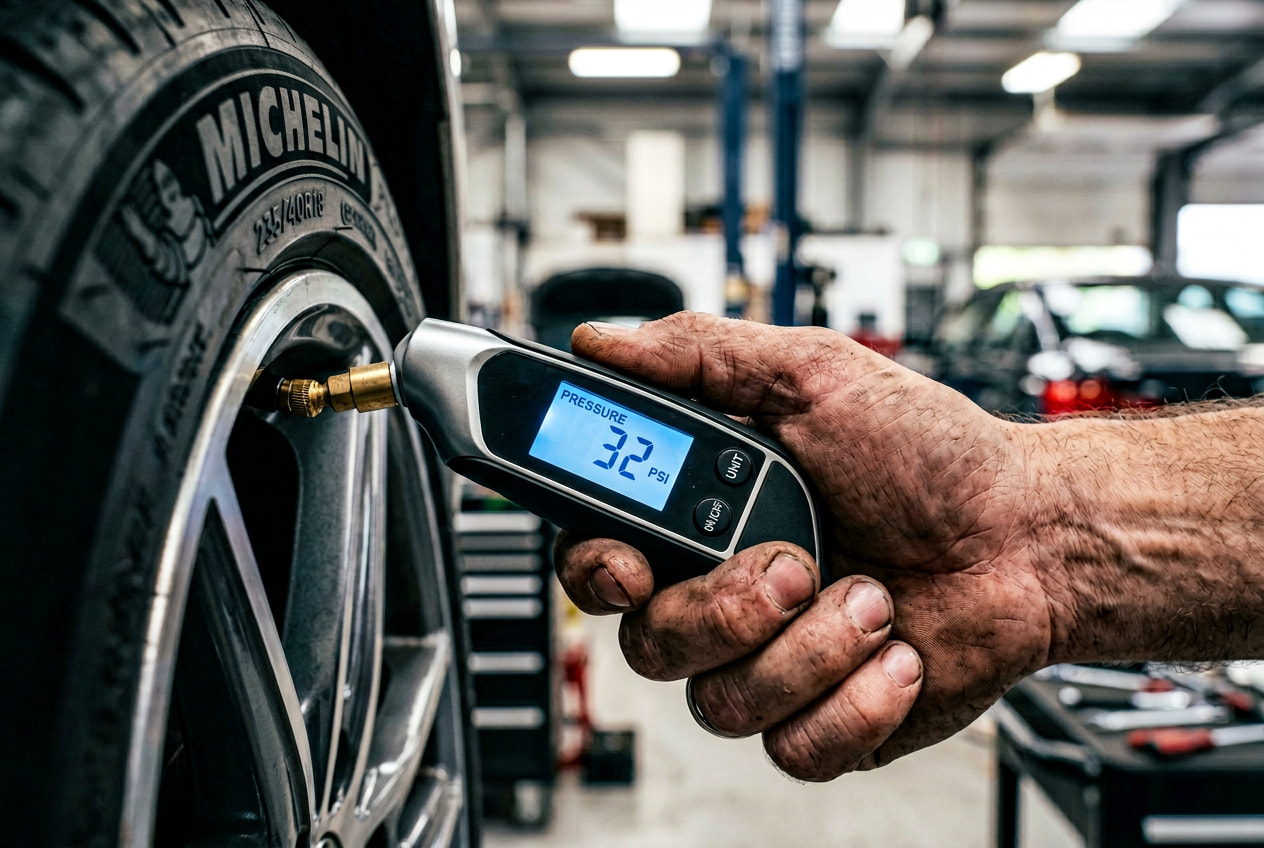 Cómo medir la presión de los neumáticos paso a paso
