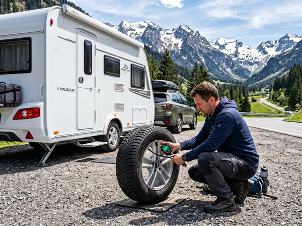 Presión de neumáticos para caravana