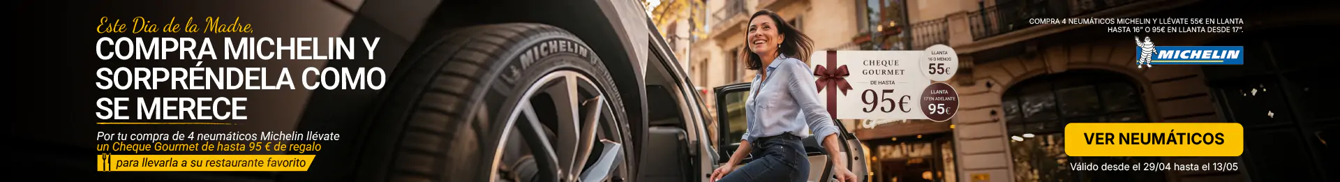 Compra Michelin y sorpréndela como se merece